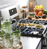 GE® 30" Free-Standing Gas Convection Range