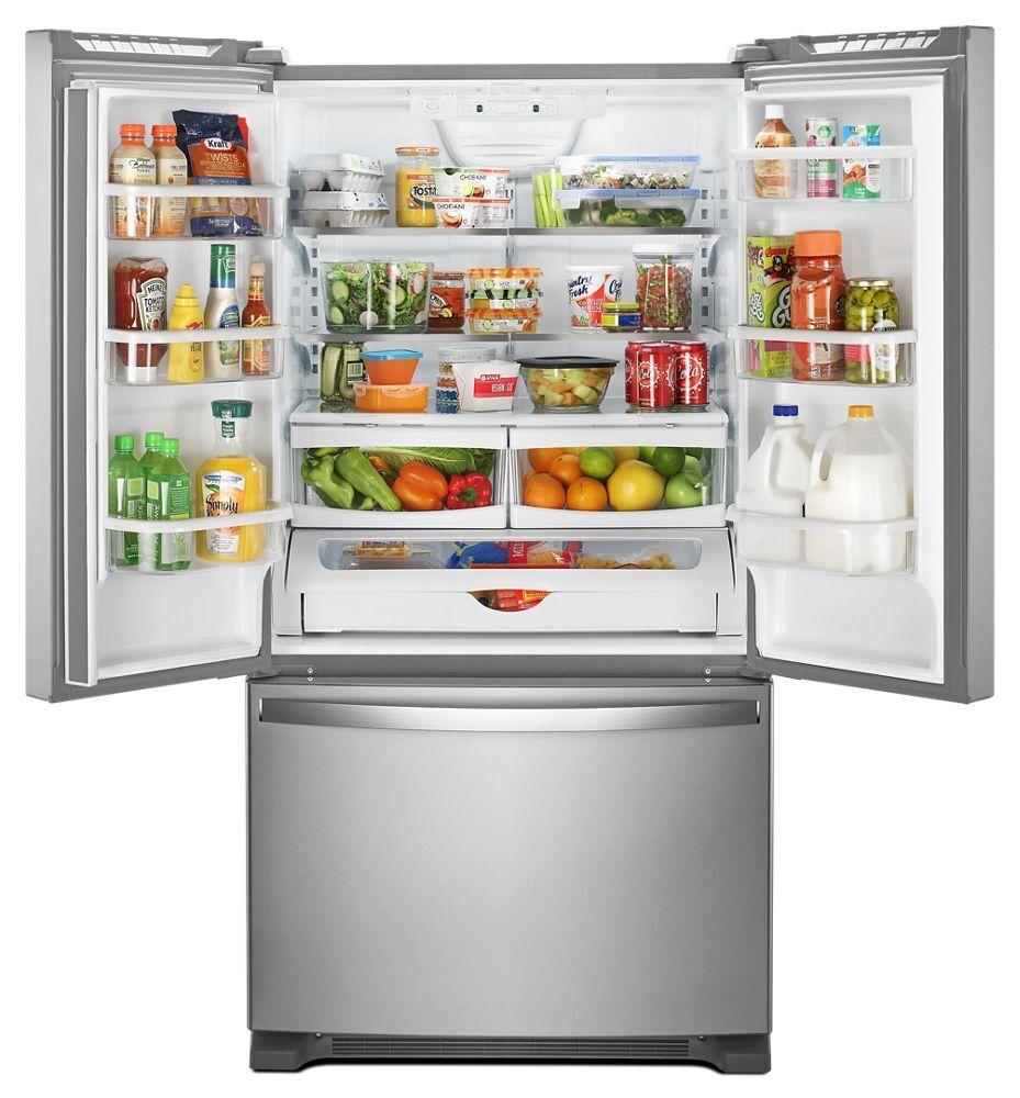 36-inch Wide French Door Refrigerator with Crisper Drawer - 25 cu. ft.
