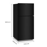 30-Inch Wide Top-Freezer Refrigerator With Dual Crisper Drawers-19 Cu. Ft.