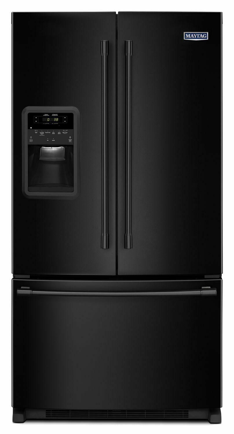 33- Inch Wide French Door Refrigerator with Beverage Chiller™ Compartment - 22 Cu. Ft. - Black