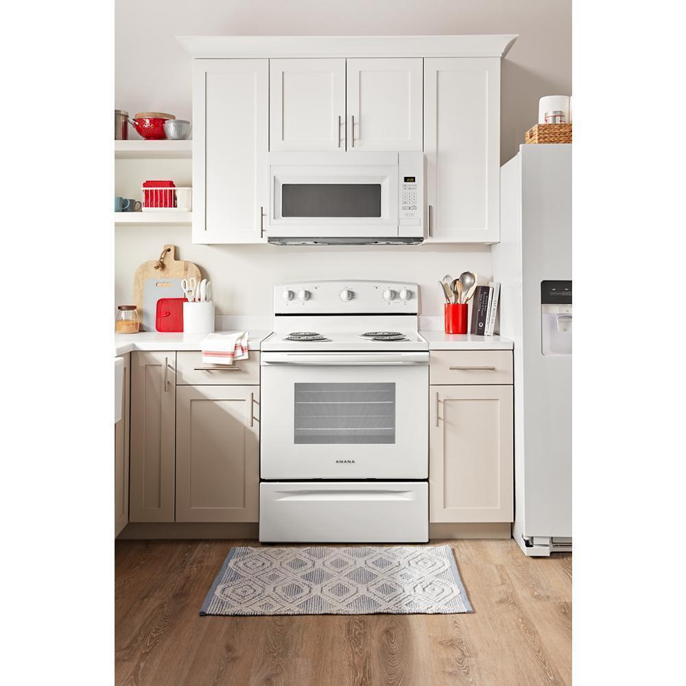 Amana® 30-Inch Electric Range with Extra-Large Oven Window
