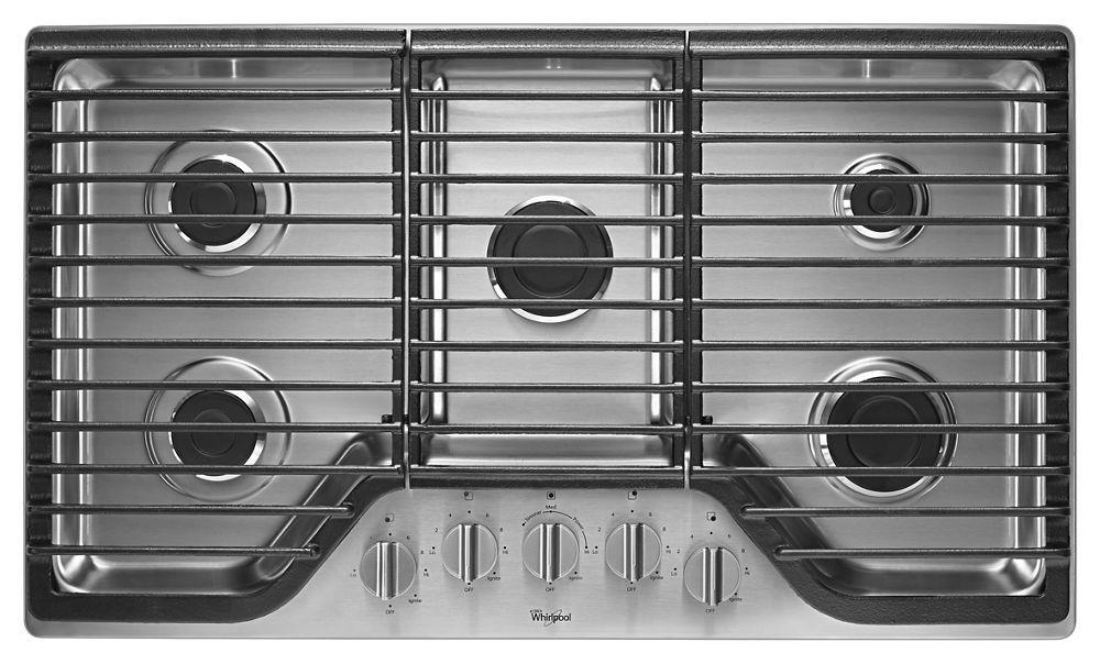 36 inch 5 Burner Gas Cooktop with Fifth Burner