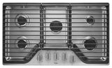 36 inch 5 Burner Gas Cooktop with Fifth Burner