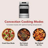 5.0 Cu. Ft. Smart Freestanding Gas Range with Convection Cooking Modes