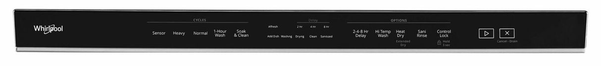 Stainless Steel Tub Pocket Handle Dishwasher with TotalCoverage Spray Arm - Fingerprint Resistant Stainless Steel