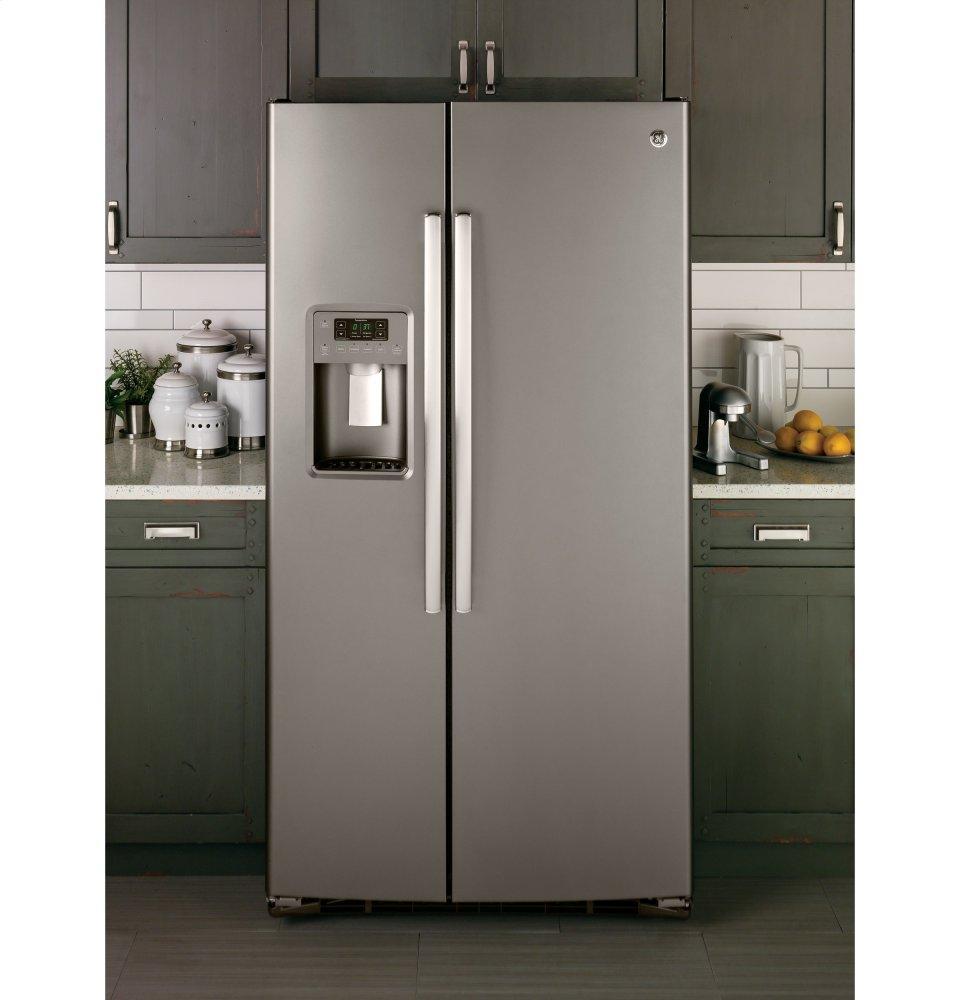 GE® 23.2 Cu. Ft. Side-By-Side Refrigerator