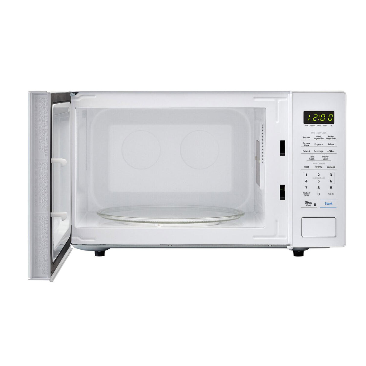 1.1 cu. ft. 1000W Sharp Countertop White Microwave