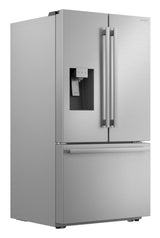 28.9 cu.ft. Standard Depth 36 in. French 3-Door Refrigerator with Water Dispenser in Stainless Steel