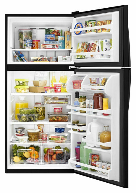 30-Inch Wide Top Freezer Refrigerator - 18 cu. ft. - Black
