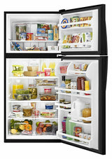 30-inch Wide Top Freezer Refrigerator - 18 cu. ft. - Black