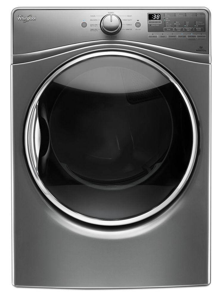 7.4 cu.ft Front Load Electric Dryer with Advanced Moisture Sensing, EcoBoost
