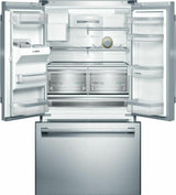 800 Series French Door Bottom Mount Refrigerator 36'' Stainless Steel, Easy clean stainless steel B26FT50SNS
