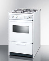 20" Wide Gas Range