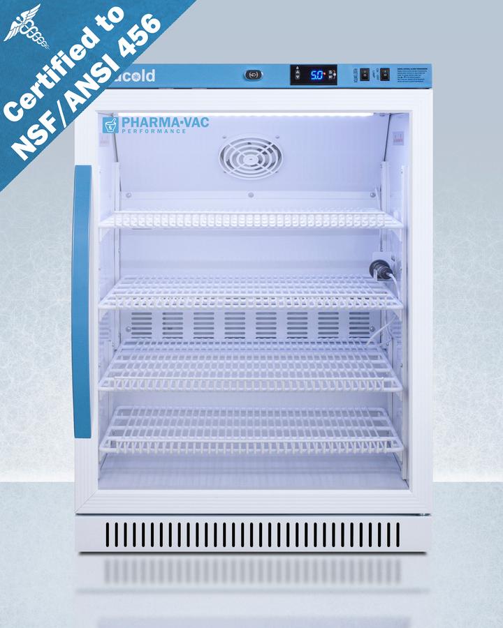 6 CU.FT. ADA Height Vaccine Refrigerator, Certified To Nsf/ansi 456 Vaccine Storage Standard