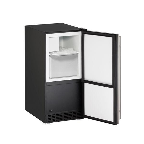 15" Crescent Ice Maker With Stainless Solid Finish (115 V/60 Hz Volts /60 Hz Hz)