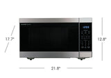 1.6 cu. ft. 1100W Stainless Steel Countertop Microwave Oven