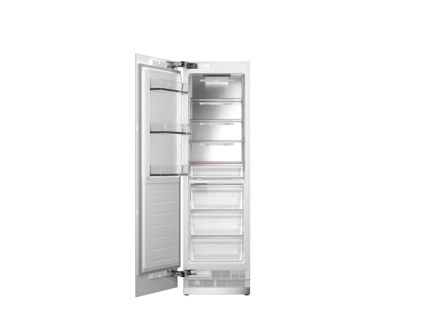 24" Built-in Freezer Column Panel Ready with ice maker Panel Ready