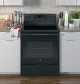 GE® 30" Free-Standing Electric Convection Range