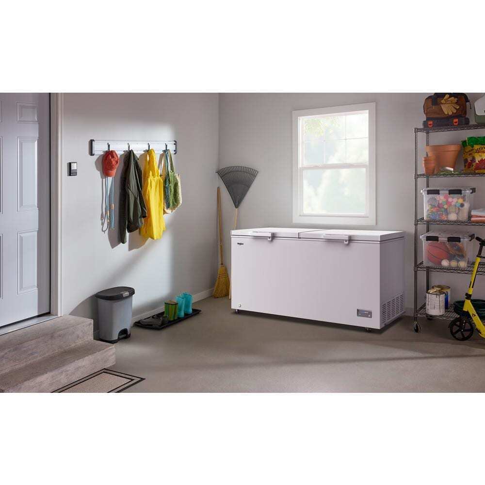 Whirlpool® 19 cu. ft. Convertible Freezer-to-Fridge Chest Freezer with 4 Storage Baskets