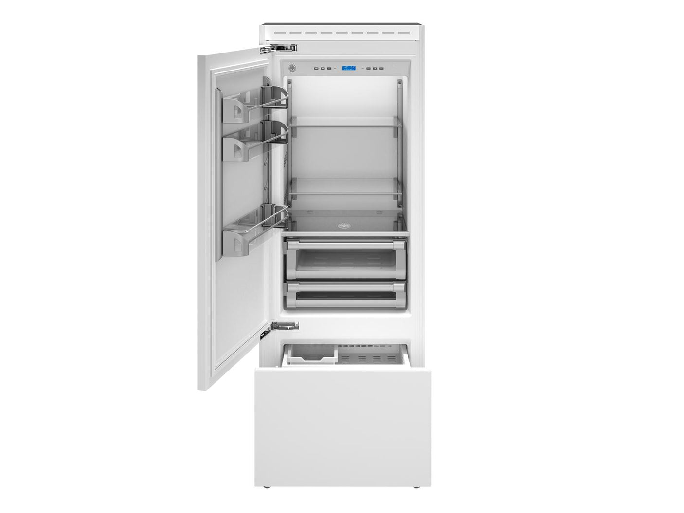 30" Built-in refrigerator - Panel ready - Left swing door