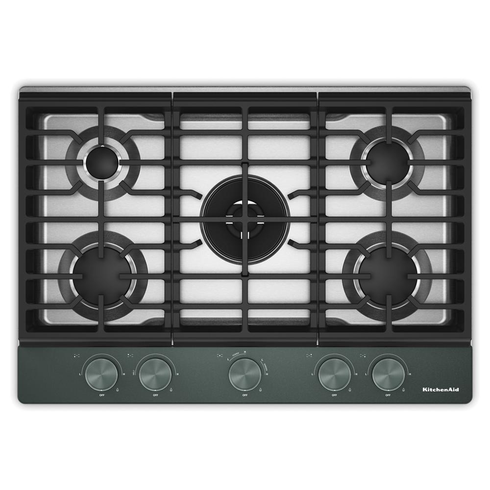 KitchenAid® 30 in. Gas Cooktop with 5 Burners and Integrated Wok Grate