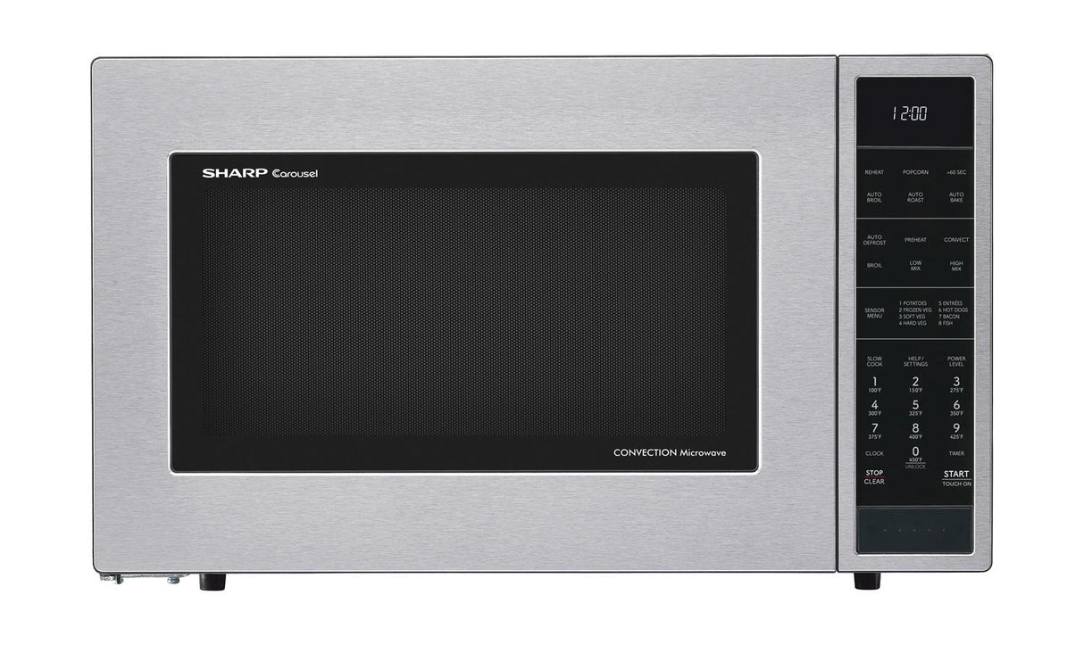Sharp 1.5 cu. ft. 900W Stainless Steel Convection Countertop Microwave Oven