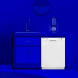 Element Electronics 24" Front Control Built-in Dishwasher - White (ENB6632PEBW)