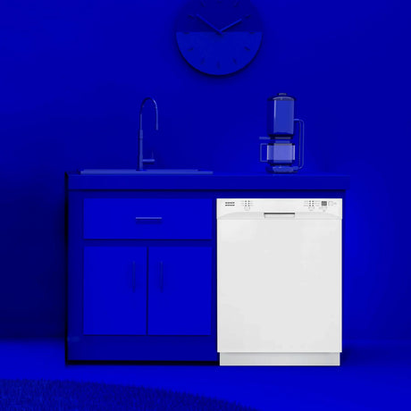 Element Electronics 24" Front Control Built-in Dishwasher - White (ENB6632PEBW)