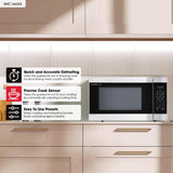 Sharp 1.6 cu. ft. 1100W Stainless Steel Countertop Microwave Oven