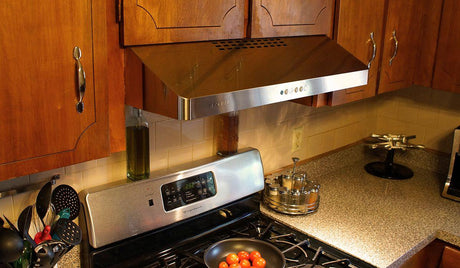 36" under cabinet hood stainless steel