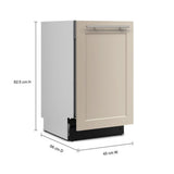 18" Panel-Ready Dishwasher with Flush Install - 48 dBA