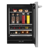 RISE™ 24" Built-In Undercounter Beverage Center, Right Swing