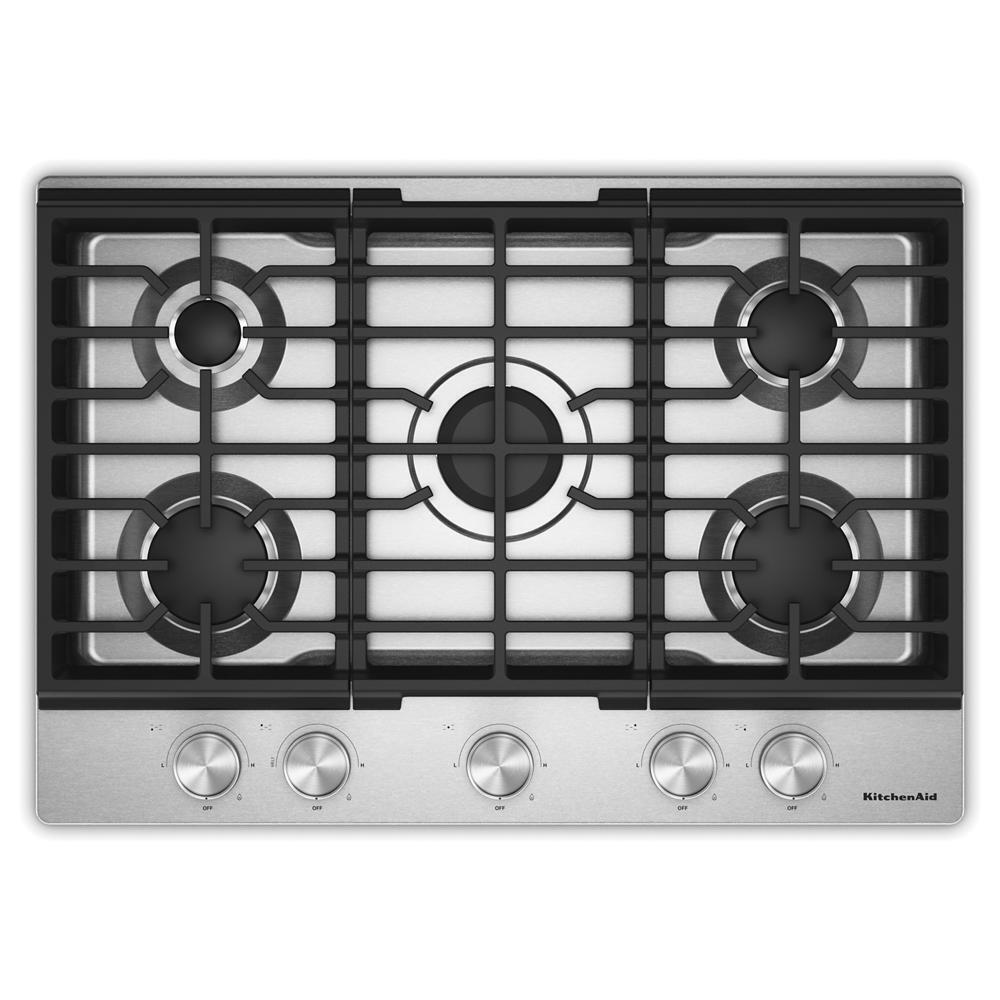 KitchenAid® 30 in. Gas Cooktop with 5 Versatile Burners