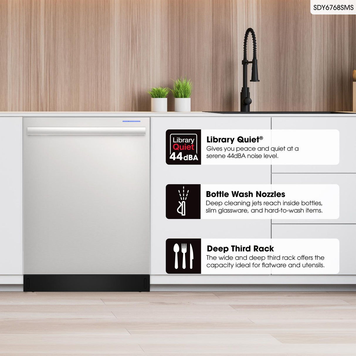 24 in. Stainless Steel Dishwasher