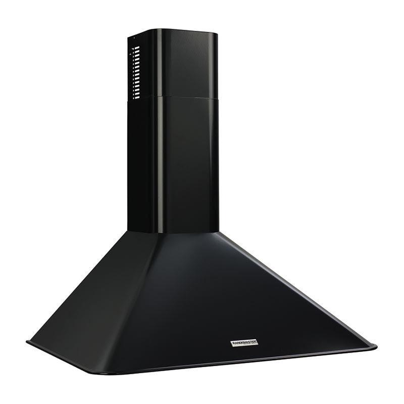 Broan 290 CFM, 35-7/16" Wall-Mounted Chimney Hood in Black