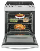 5.8 Cu. Ft. Slide-In Gas Range with EZ-2-Lift™ Hinged Grates - White Ice