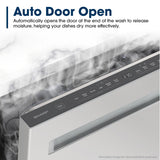24" Top Control Stainless Steel Pocket Handle 47 dBA Dishwasher with Auto Door Open