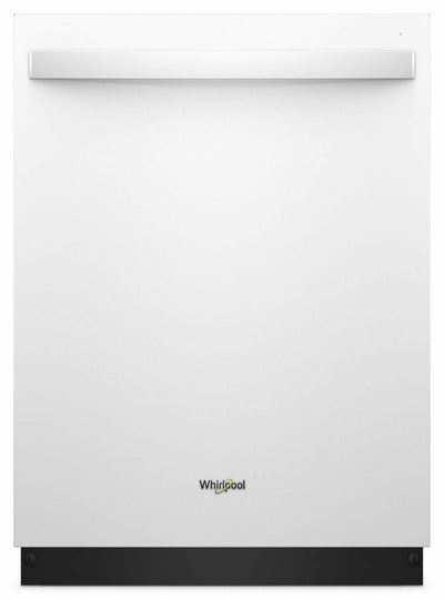 Stainless Steel Tub Dishwasher with TotalCoverage Spray Arm - White