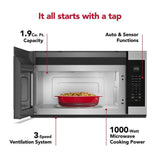 1.9 Cu. Ft. Microwave Hood Combination with Auto Functions