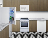 24" Wide Bottom Mount Refrigerator-freezer