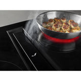 36" Oblivion Glass Electric Radiant Downdraft Cooktop with Tap Touch Controls