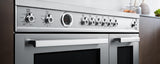 48 inch Induction Range, 6 Heating Zones and Cast Iron Griddle, Electric Self-Clean Oven Carbonio