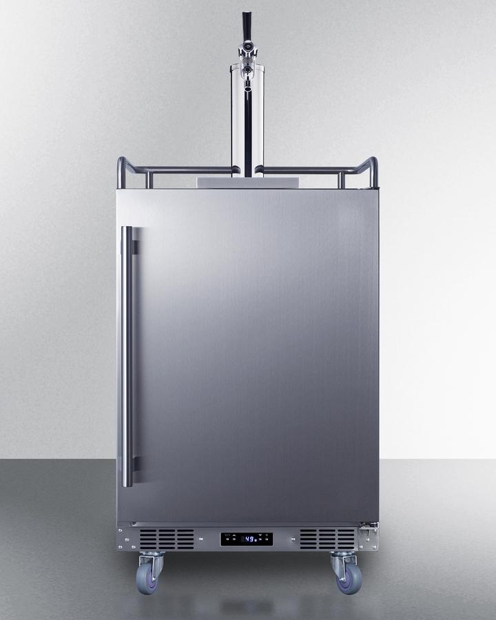 24" Wide Built-in Outdoor Commercial Beer Kegerator