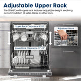 Sharp 24 in. Stainless Steel 47dB Dishwasher