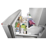 26.8 cu. ft. 36-Inch Width Standard Depth French Door Refrigerator with Exterior Ice and Water and PrintShield™ finish