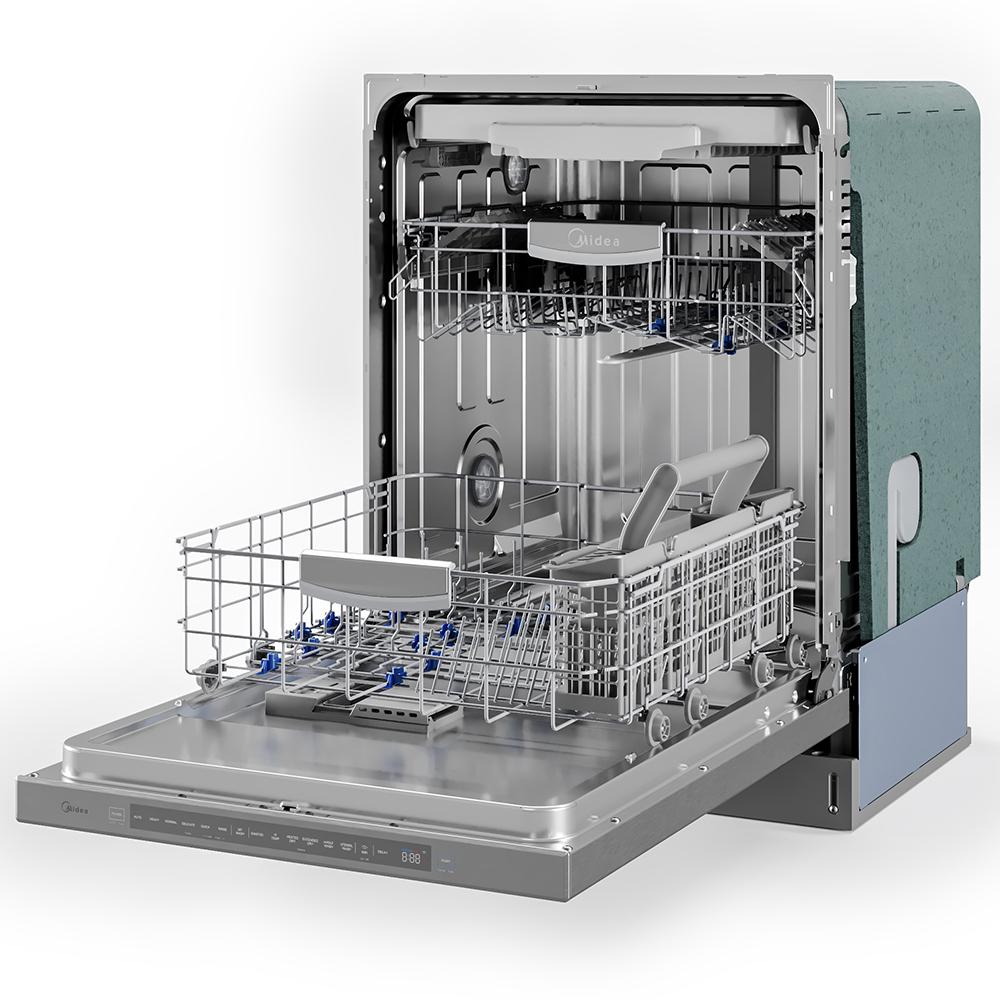 Midea 24" Top Control Smart Dishwasher with Extended Dry