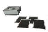 Recirculating Kit (Contains 6" Deflector and 4 Flat Carbon Filters and Clips)