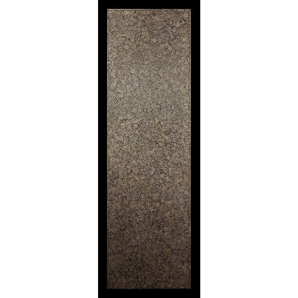 24" Elements Collection Eggshell Snakeskin Black Custom Column Panel
