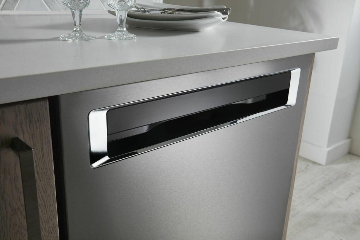 46 DBA Dishwasher with Third Level Rack and PrintShield™ Finish, Pocket Handle - Stainless Steel with PrintShield™ Finish