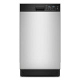 18" Stainless Steel Dishwasher with Half Load Cycle and Triple Spray Arms - 48 dBA